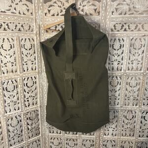 Vietnam War USAF Green Canvas Duffle Bag Granddad Named Original 1960's EXC COND
